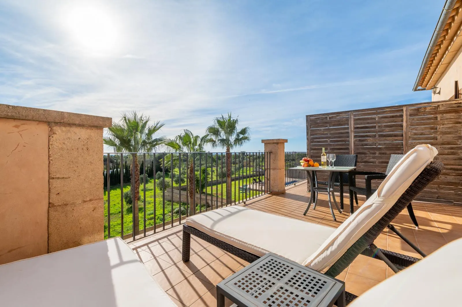 Doppelzimmer mit Terrasse und Aussicht