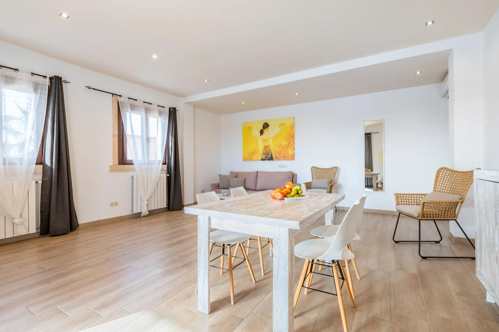 Two-bedroom suite with terrace and views